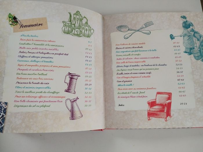 Livre secrets et recettes de grands-mère "entretien de la maison" neuf - photo numéro 3
