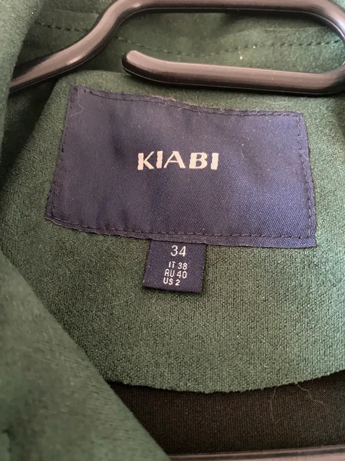 Perfecto vert foncé Kiabi taille 34 - photo numéro 4
