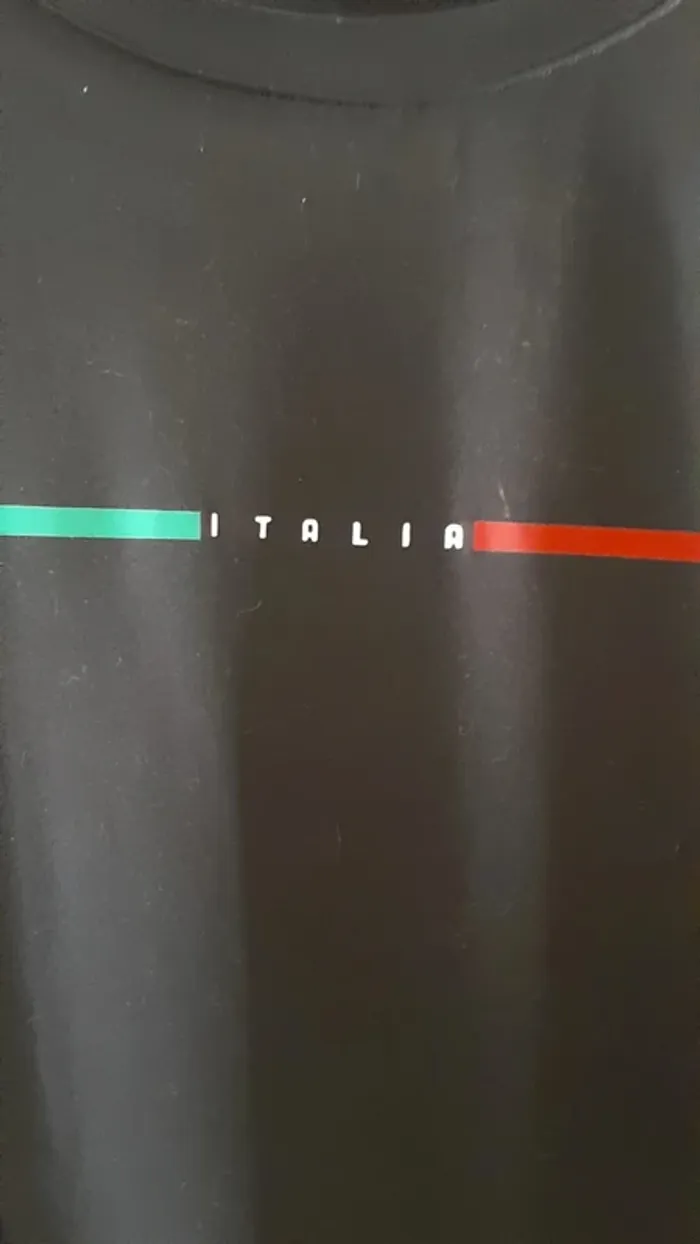 Tee-shirt homme noir imprimé, taille 3XL - photo numéro 2