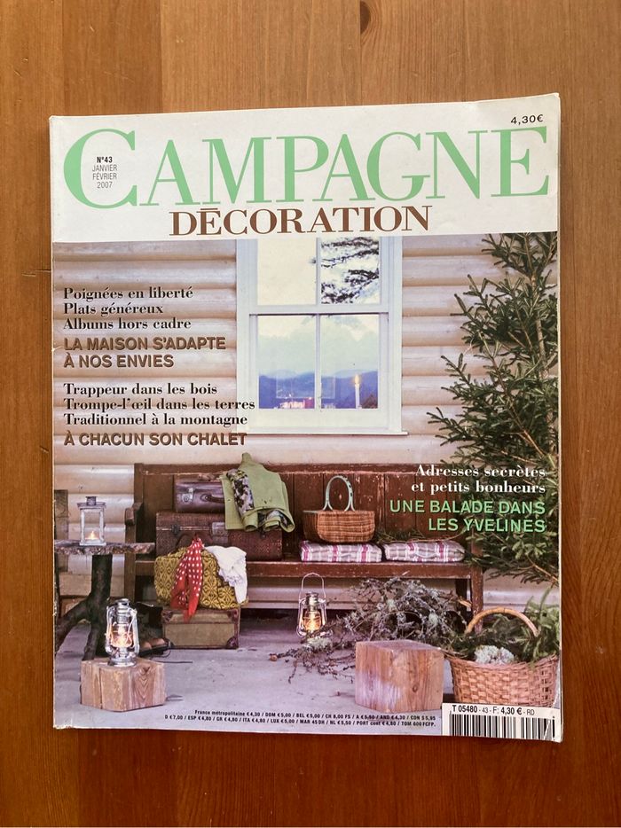 Lot 2 magazines Campagne décoration - photo numéro 3