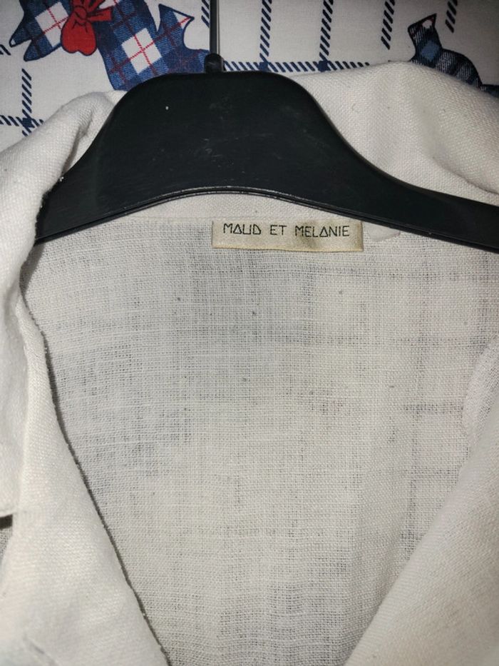 Chemise lin Maud et Melanie t 46 - photo numéro 3