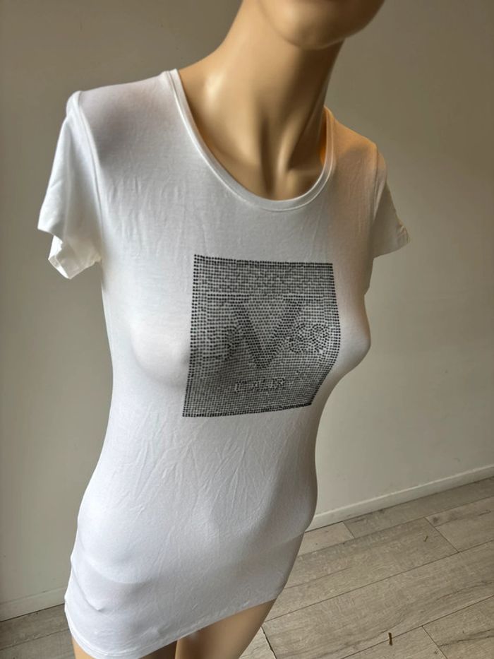 TEE shirt à strass Versace 19v69 - photo numéro 2