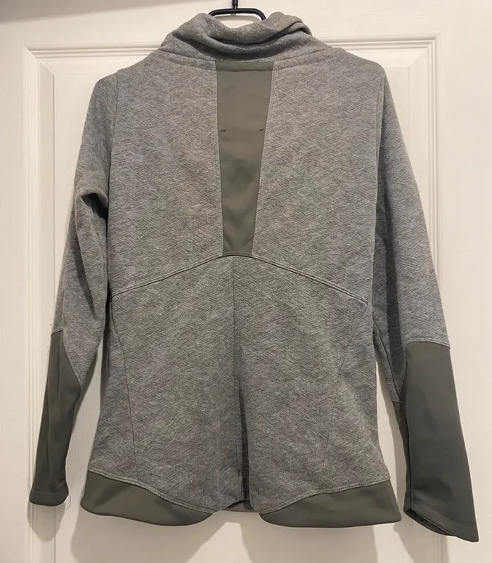 Pull Polaire Randonnée Gris Chiné – Quechua – Taille S (36) - photo numéro 2