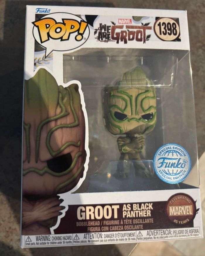 POP Groot as Black Panther - 1398