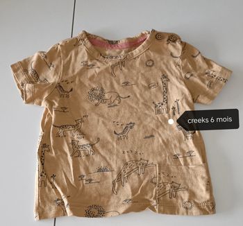 Tee-shirt creeks animaux