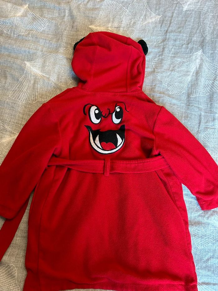 Robe de chambre polaire diable 2 ans - photo numéro 2