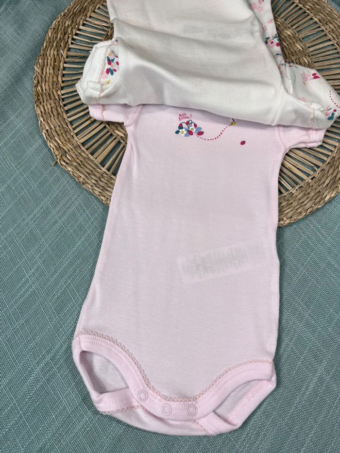 Lot 3 bodies 3 mois neuf petit bateau - photo numéro 4