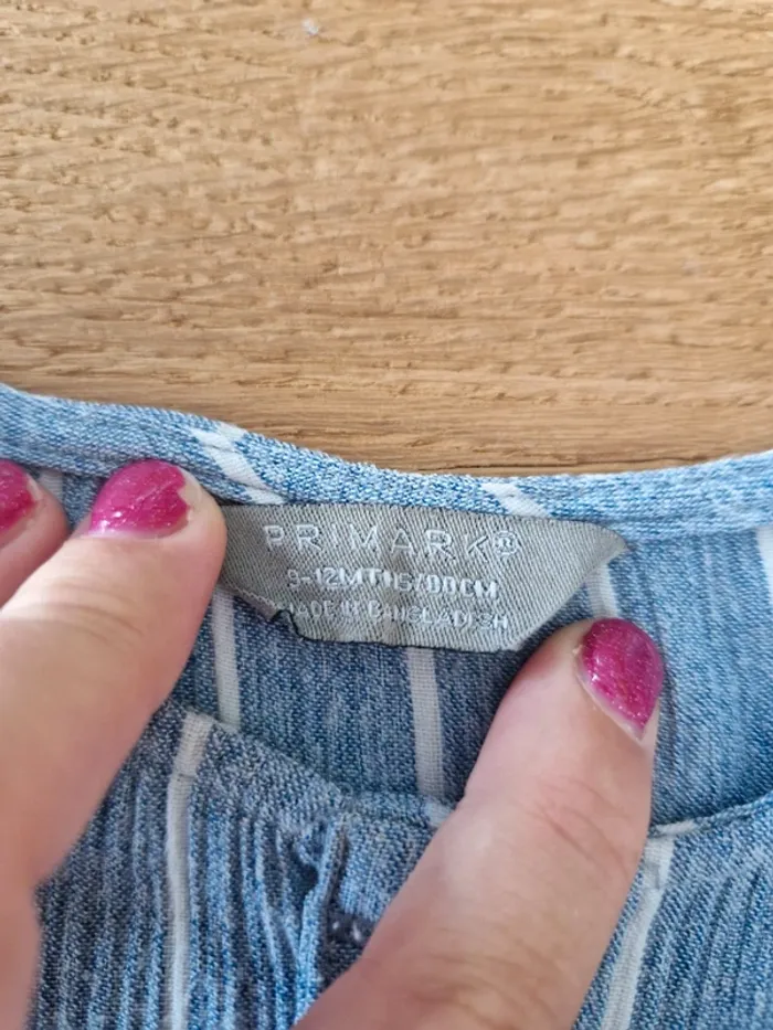 Barboteuse combishort - Taille 9-12 mois 80cm - Primark - photo numéro 5