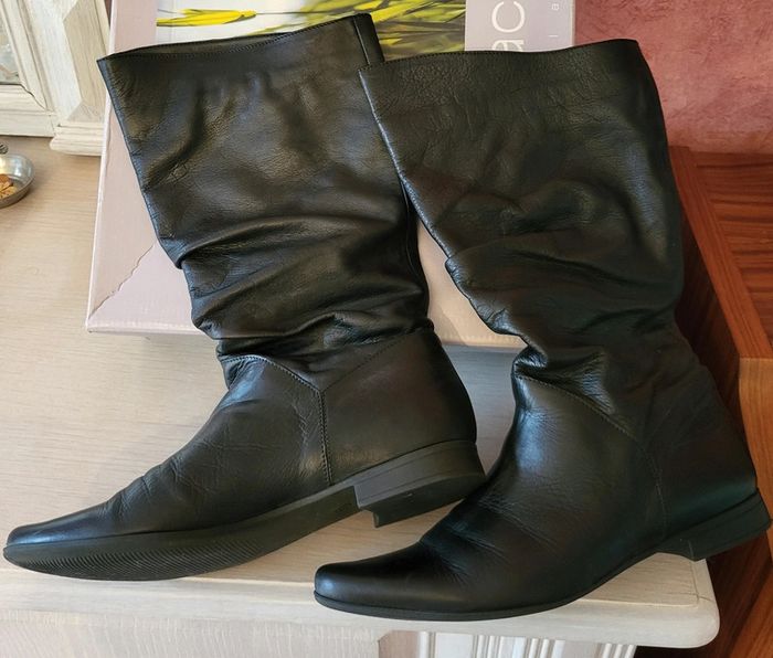 Botte peau souple