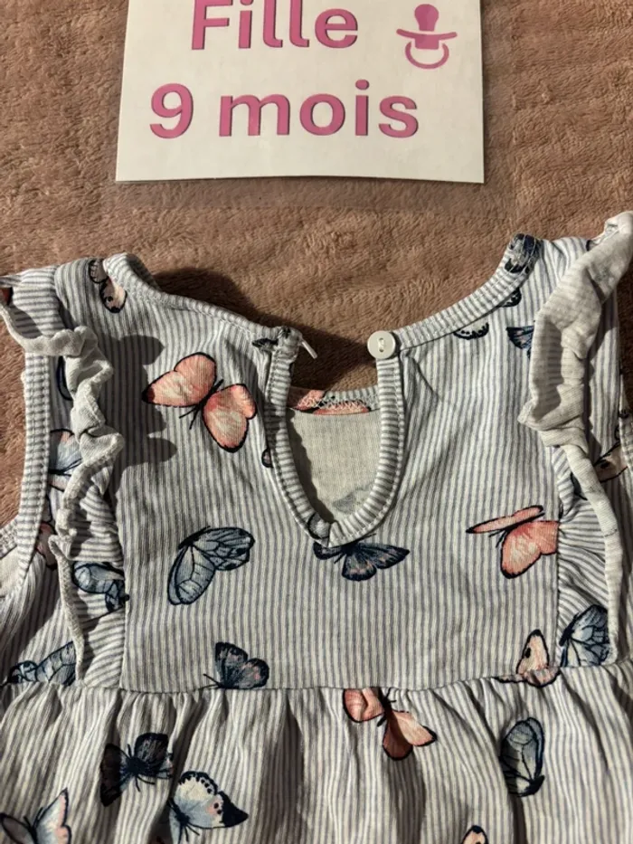 Robe manches courtes 9 mois - photo numéro 3