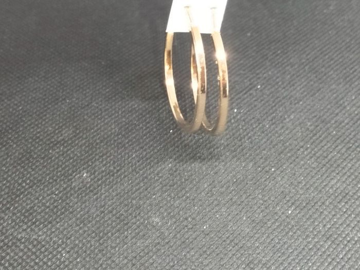 Boucle d'oreille doré cercle ouvert