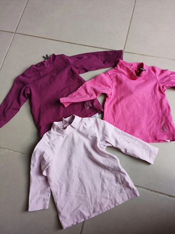 3 hauts taille 6 mois