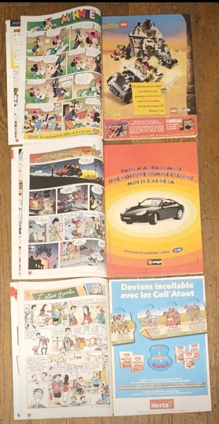 Lot de 3 anciens journaux de mickey spécial mystère 1998 N°2390S, 2391 et 2392 vintage - photo numéro 2