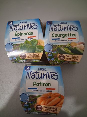 Petit pot de légumes Nestlé et bledina