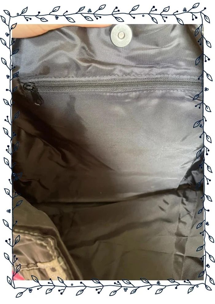 Sac en toile Complices noir à motifs - photo numéro 9