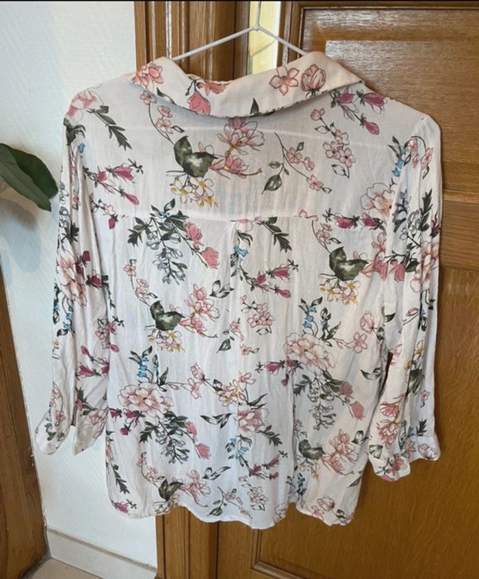 Chemise tunique fleurie xs pimkie - photo numéro 2