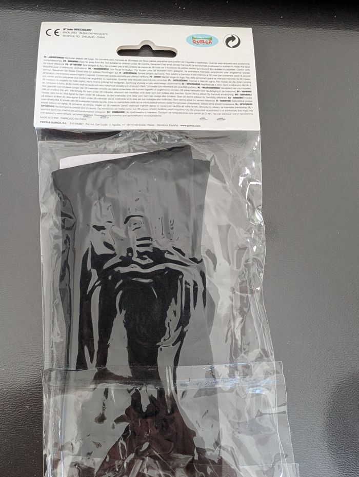 Gants noirs déguisement - photo numéro 2