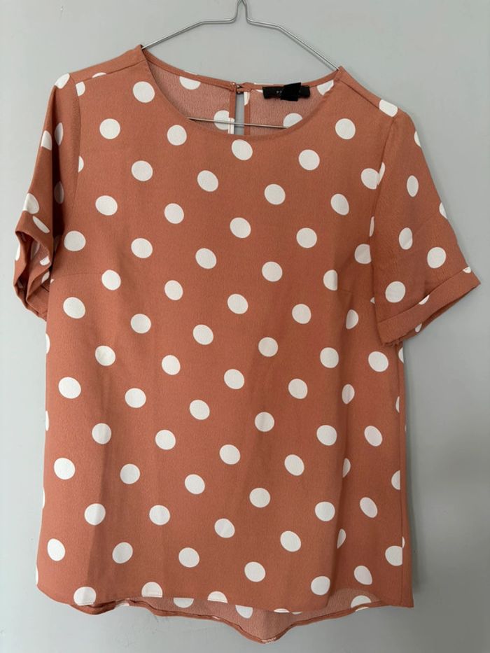 Tee shirt à pois - Primark - taille 36 - photo numéro 2