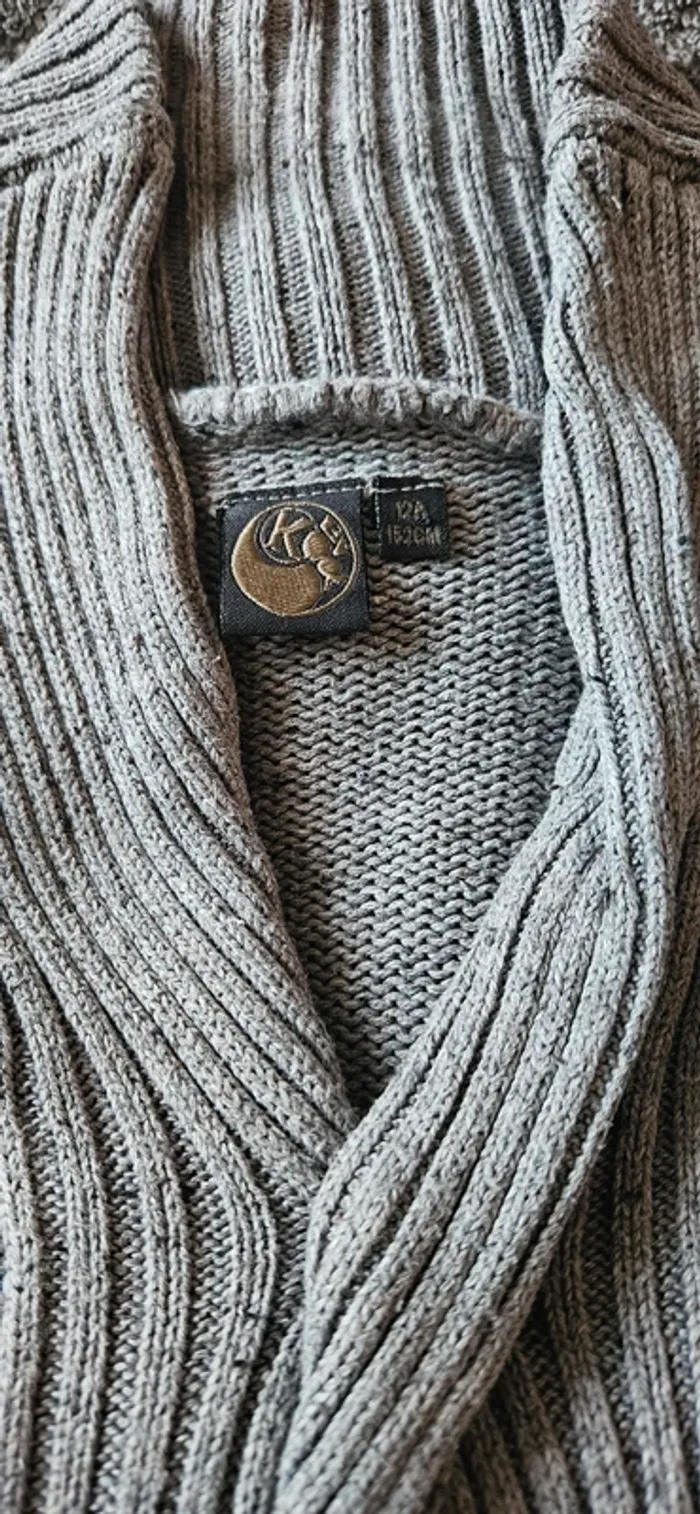 Gilet laine à bouton 12 ans - photo numéro 8