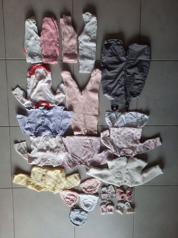 Lot de vêtements 1 mois fille