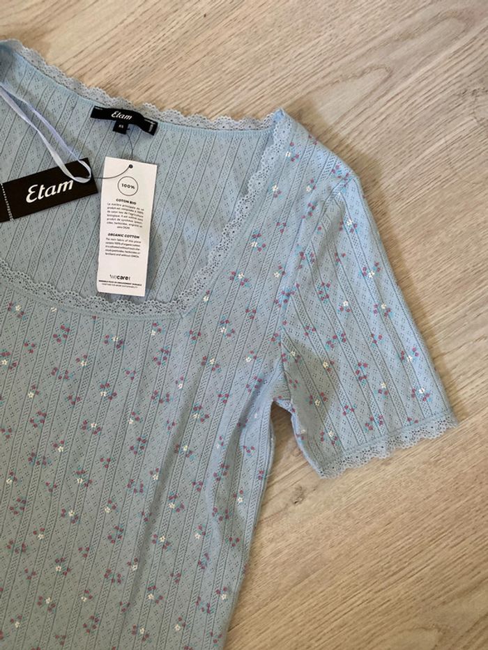 Tee shirt t-shirt Etam taille XS S Neuf - photo numéro 2