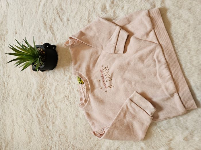 🌟 Tape à l'œil- Ensemble pantalon +pull rose - Taille 6 mois - photo numéro 5