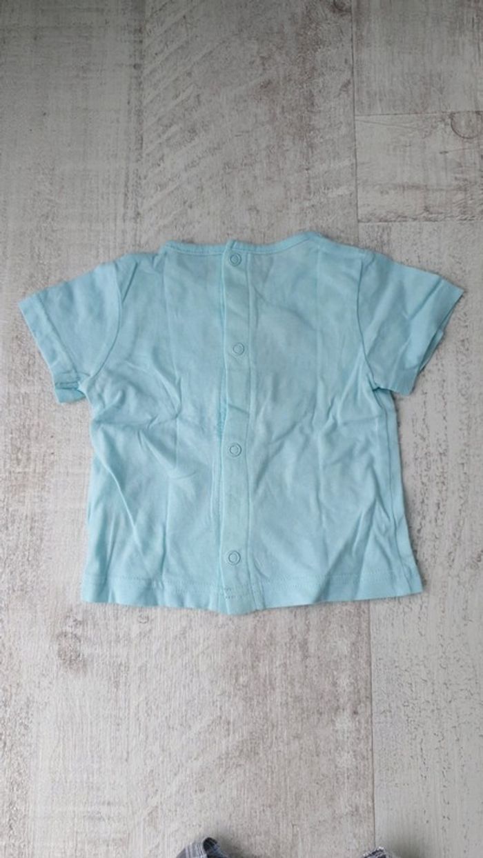 Ensemble tee-shirt + salopette Taille 3 mois - photo numéro 3