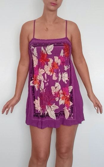 Mini robe d'été , de plage colorée