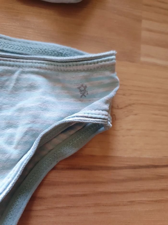 lot 3 sous vêtements okaidi 5 ans bleu - photo numéro 3