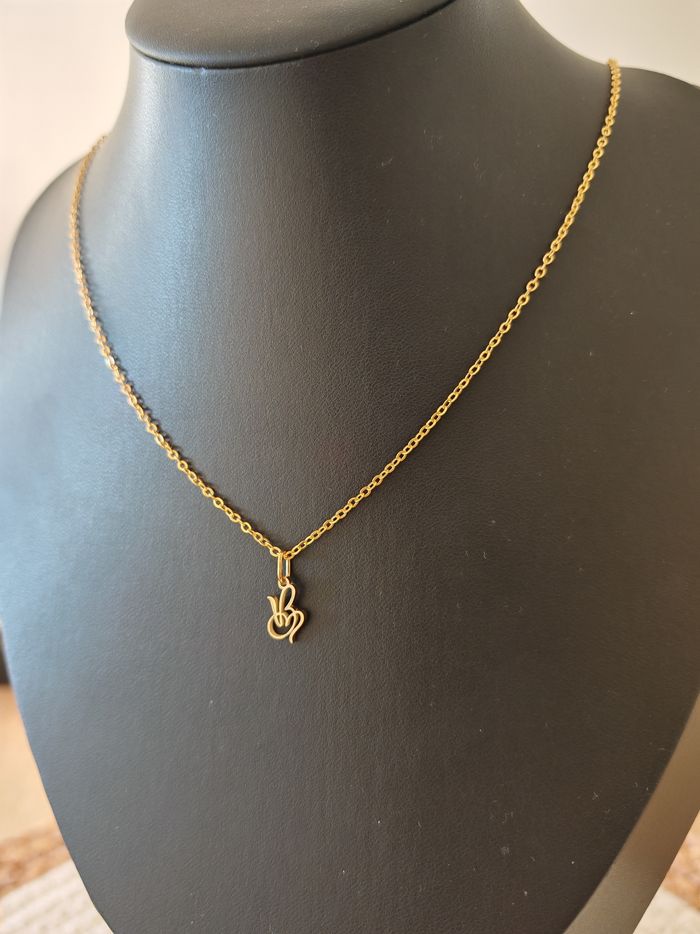 Pendentif acier inoxydable Lettre B prêt à offrir - photo numéro 2