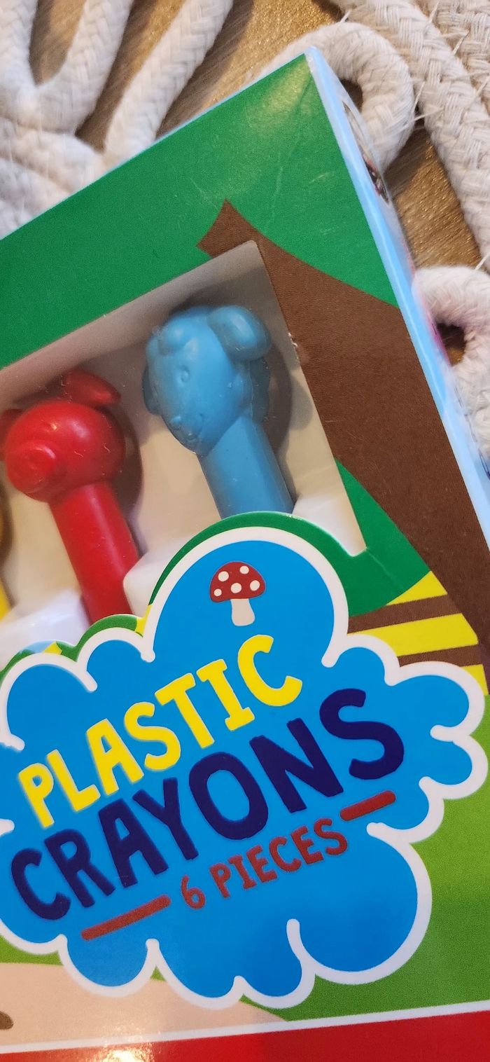 Crayons Gras X6 Animaux de la Ferme - photo numéro 4