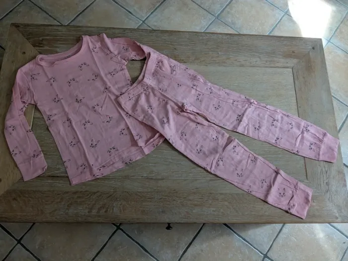 Pyjama fille 7/8 ans chat