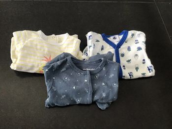 Lot pyjamas légers garçon en naissance taille 50cm