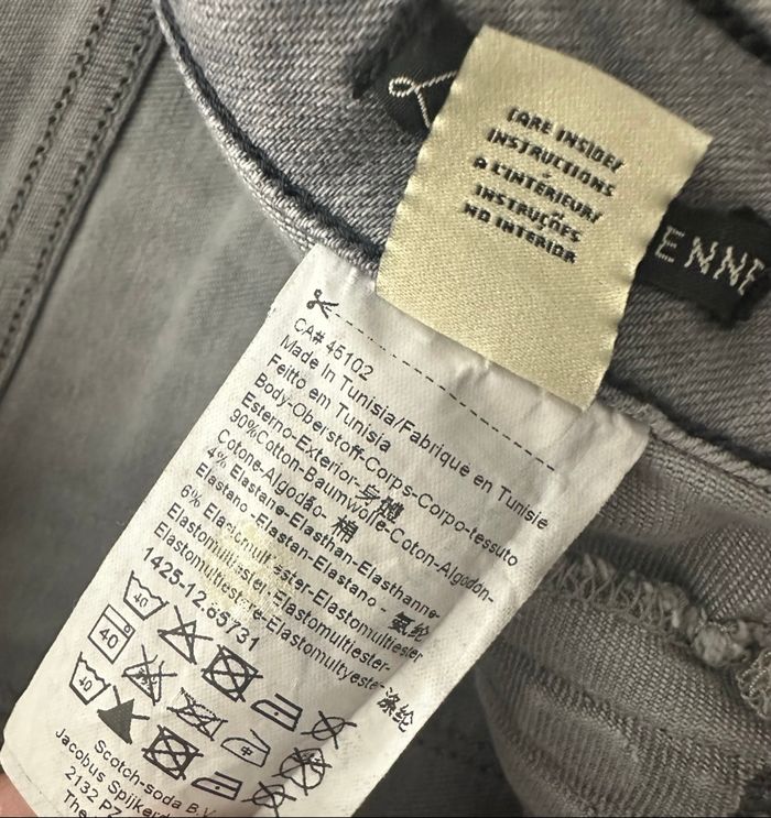 Jean denim skinny slim gris Maison Scotch W29 L32 T40 L - photo numéro 9