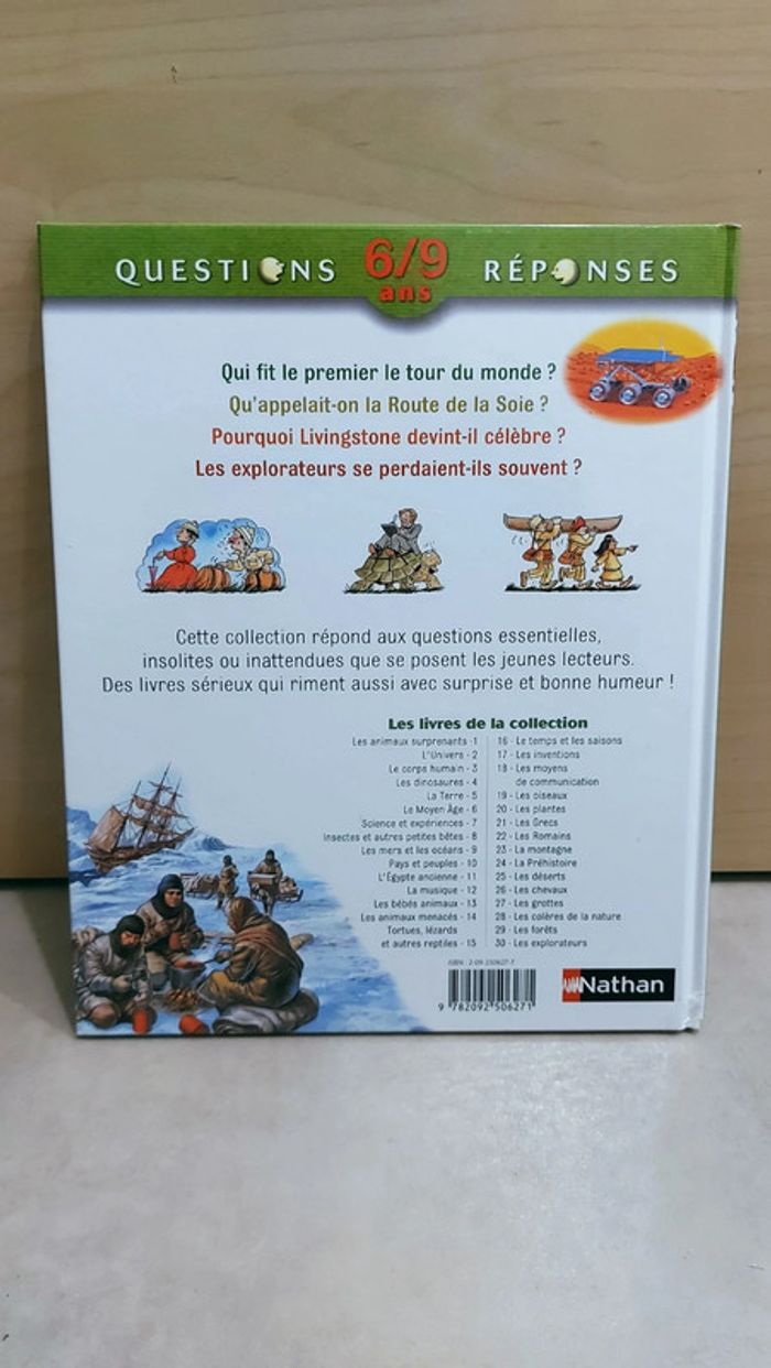 📚 Livre : Questions reponses 6 / 9 ans : les explorateurs - photo numéro 6