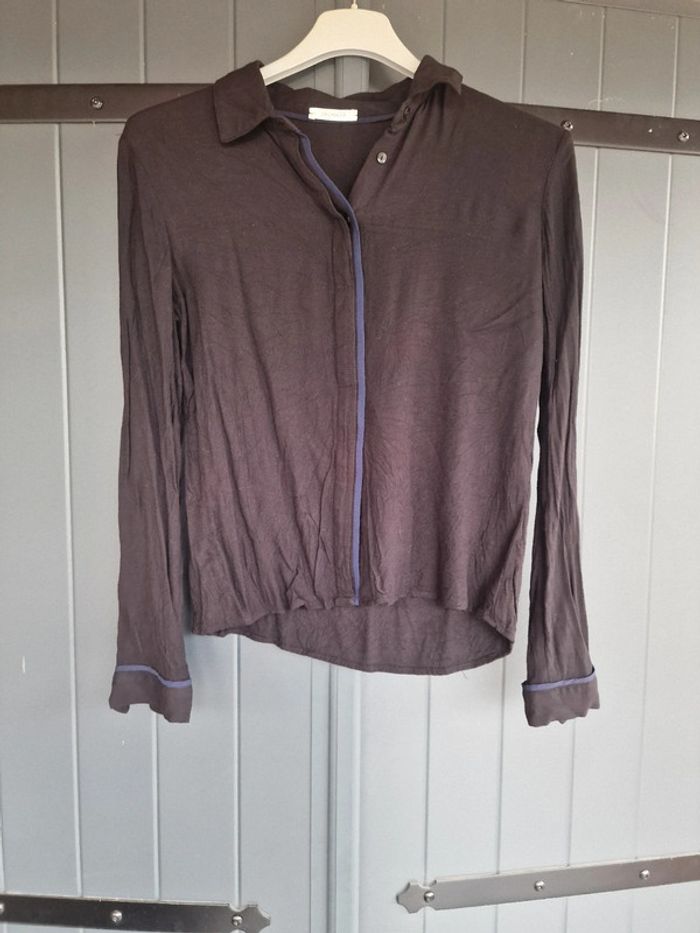 Chemise noir et bleu marine - photo numéro 6