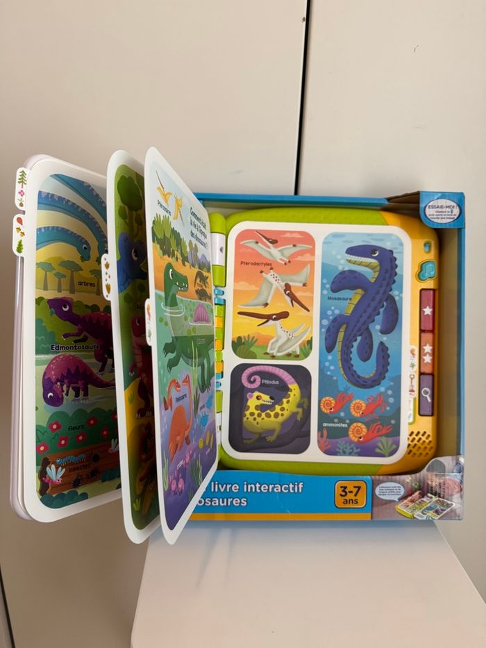 Jeux éducatifs le grand livre interactif des dinosaures vetch cadeau Noël 🎅 🎄 - photo numéro 3