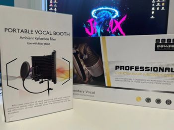 Bundle power studio micro avec bras + filter micro