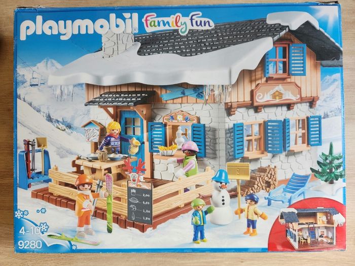 Playmobil 9280 Chalet de ski + boîte & notice – Très bon état - photo numéro 7