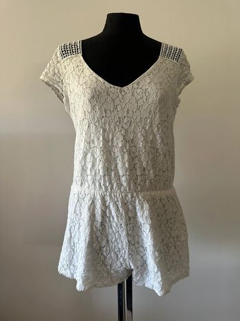 Combishort blanche Golden Days