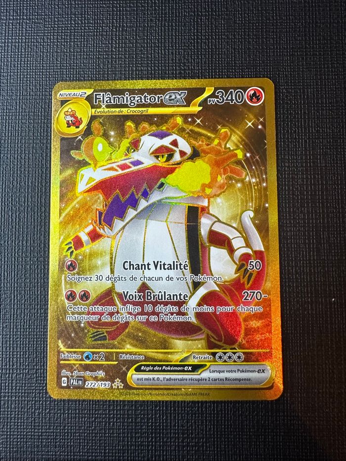 Flâmigator Ex 272/193 Pokémon - photo numéro 2