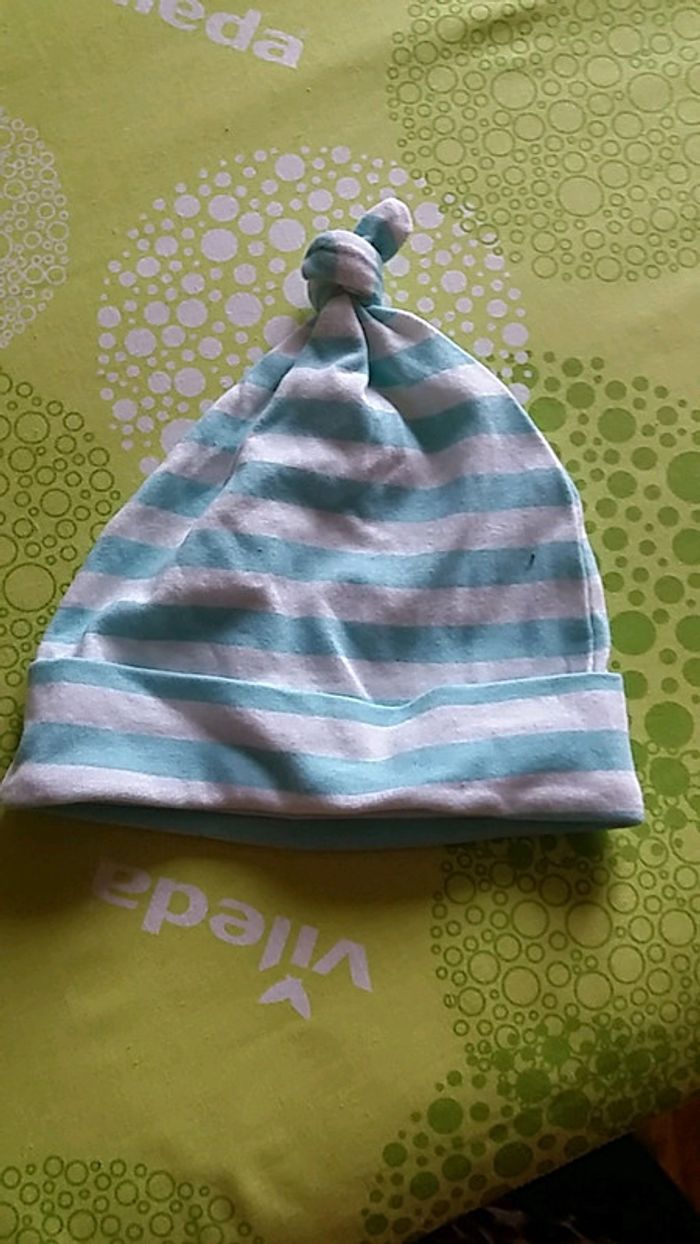 Bonnet coton pour bébé - photo numéro 2