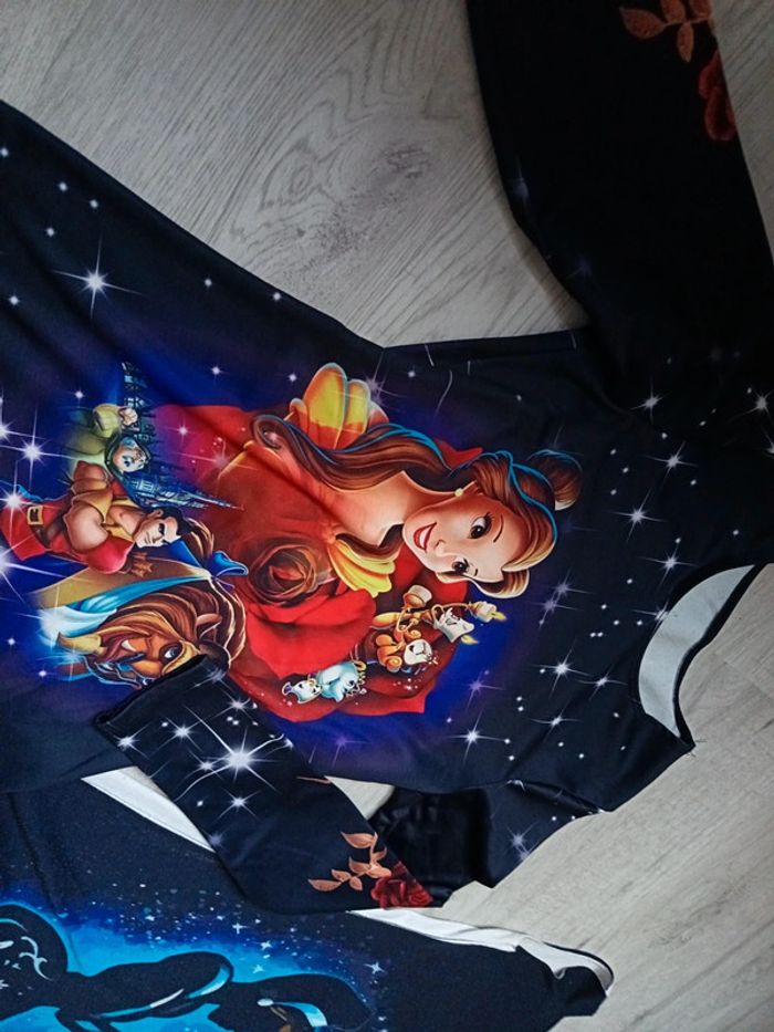 Robe 14 ans sans manche et  14 ans fille manche longue Disney cendrillon belle bête - photo numéro 10