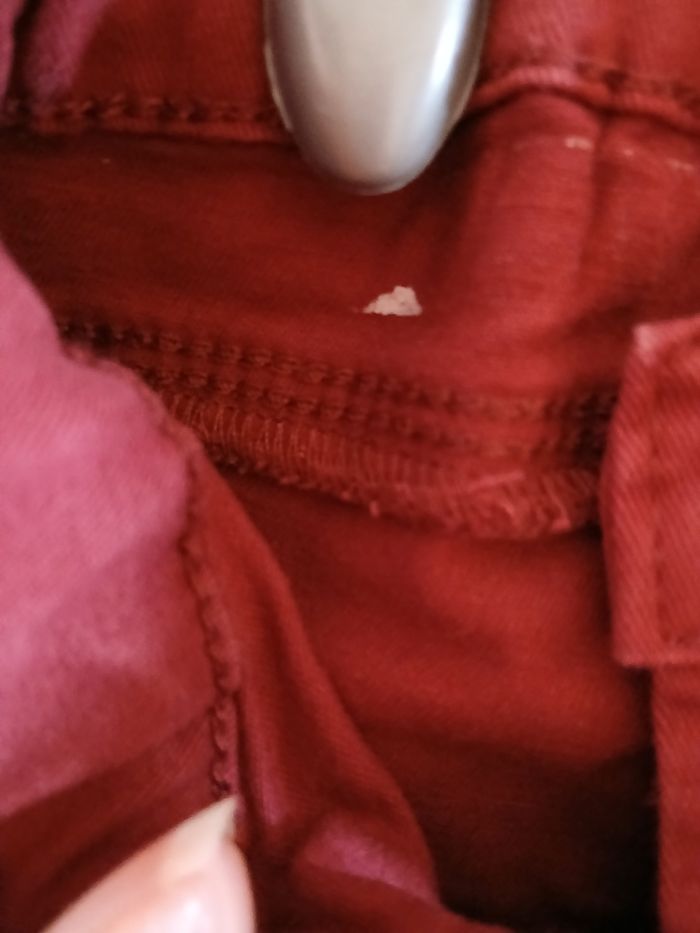 Pantalon rouge bordeaux - photo numéro 5