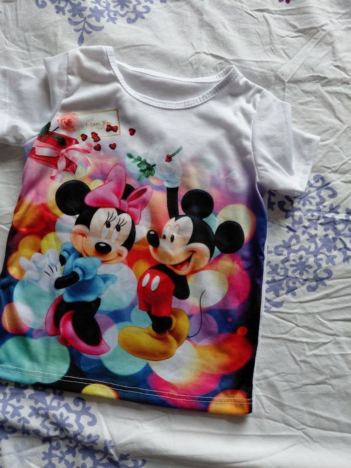 Très joli t-shirt manches courtes fille T 2 ans - photo numéro 2