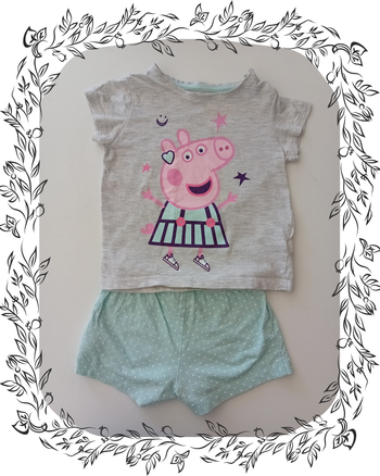 Pyjama été Peppa Pig 2 ans 