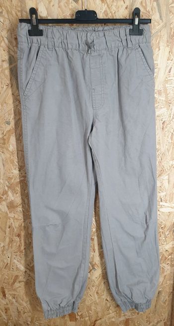 Pantalon en toile taille élastique 14 ans