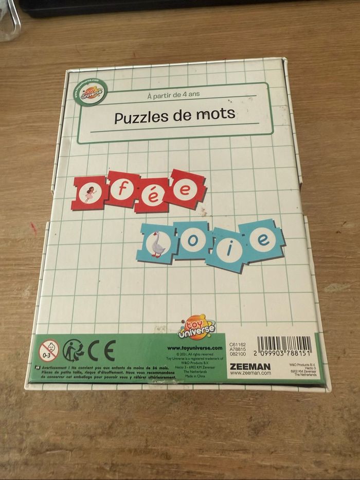 Jeu «Puzzles de mots» - photo numéro 2
