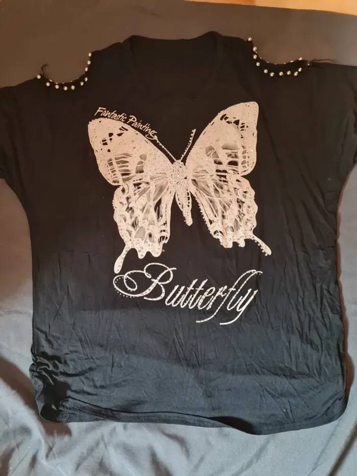 tshirt papillon