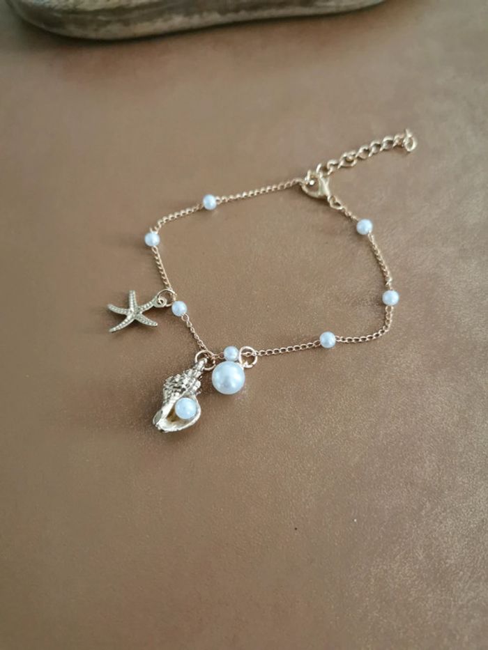 Bracelet de cheville femme tendance mer